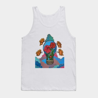 Trapped Rose Tank Top